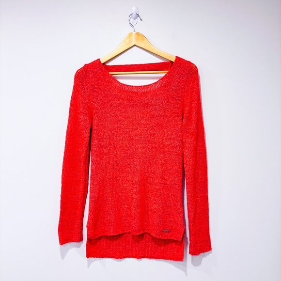EXGIRLFRIEND Coral open-knit sweater | Lightweight long sleeve pullover | Small* - Picture 1 of 8